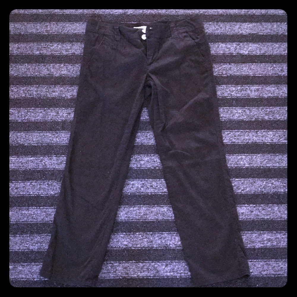 Buckle Black Ankle Pants